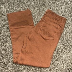 Alter’d State Burnt Rusty Orange Straight Jeans